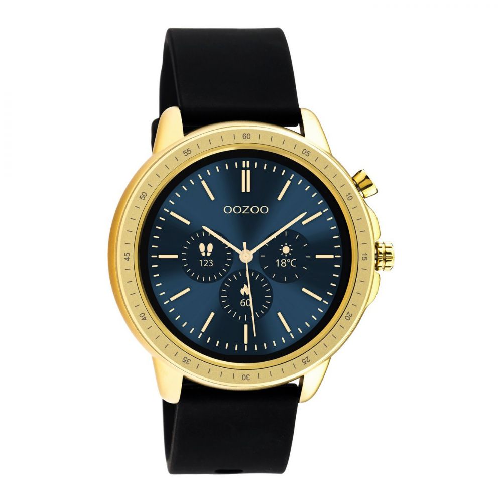 OOZOO | Smartwatch unisex zwart/goud